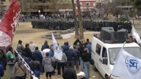 "Exigimos la inmediata libertad de los detenidos y el cese de la represión"