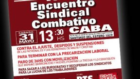 Encuentro del sindicalismo combativo de Capital Federal
