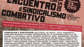 Primer Encuentro Sindical Combativo - Zona Oeste