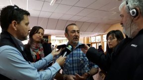 Votó Raúl Godoy y exigió justicia por Santiago Maldonado