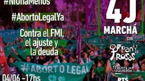 #4J: sin aborto legal no hay Ni Una Menos