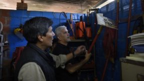 Alejandro Vilca recorre la región de Yuto afectada por los incendios