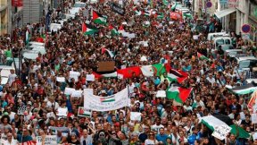 Francia: manifestaciones de miles en apoyo al pueblo palestino