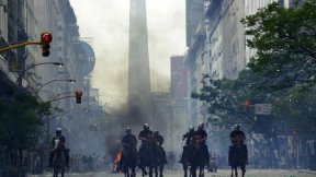 El PTS se moviliza por la absolución de los petroleros de las Heras y en apoyo a los trabajadores, no a la policía