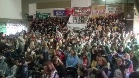 Contundente paro docente en los distritos opositores en defensa de la educación pública