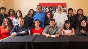 Alejandro Vilca será el candidato a gobernador del Frente de izquierda, Natalia Morales a intendenta y Gastón Remy a diputado