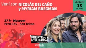 Nicolás del Caño y Myriam Bregman lanzan la campaña del FIT Unidad en la Ciudad de Buenos Aires 
