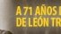 A 71 años del asesinato de León Trotsky